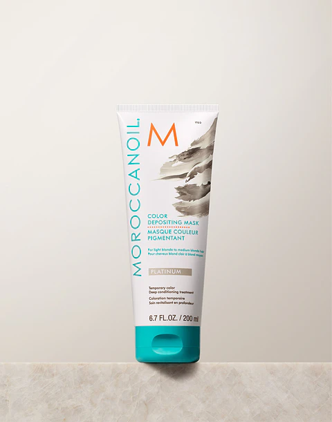 COLOR DEPOSITING MASK PLATINIUM MOROCCANOIL  200ML 