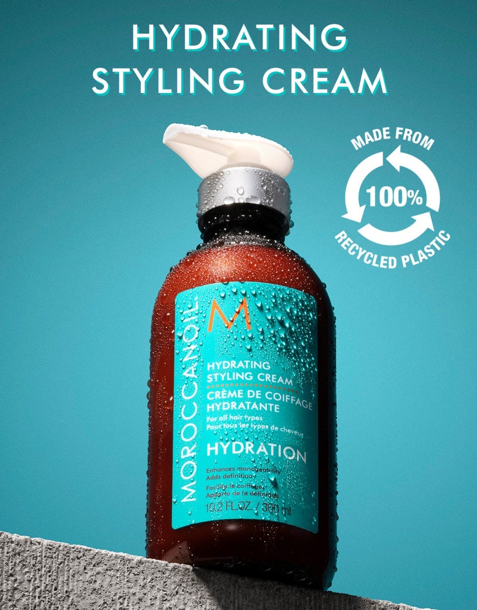 HYDRATING STYLING CREAM 300ML MOROCCANOIL 3