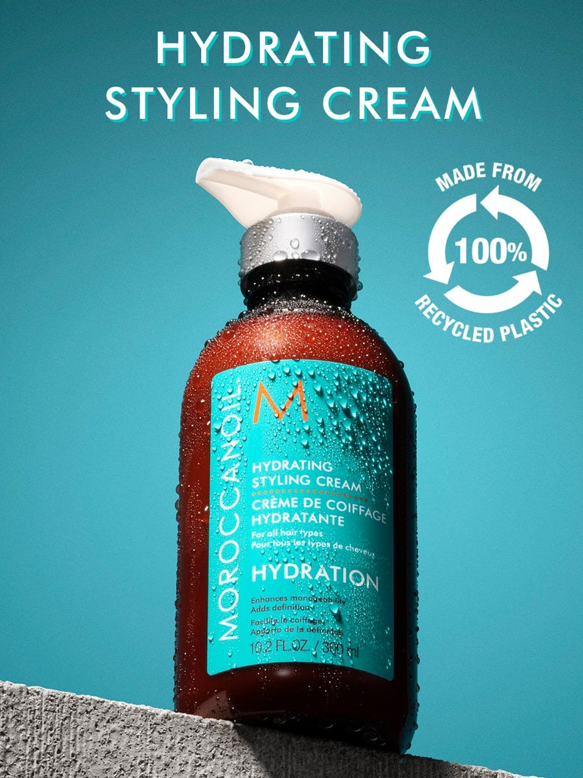 HYDRATING STYLING CREAM 300ML MOROCCANOIL 3