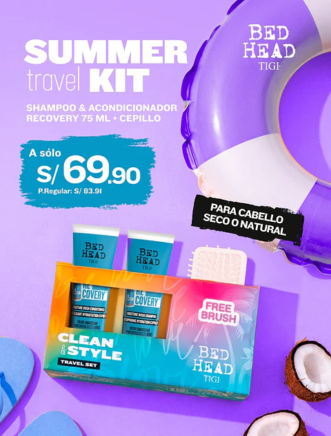 TIGI BED HEAD TRAVEL SET MINI RECOVERY 75ML 