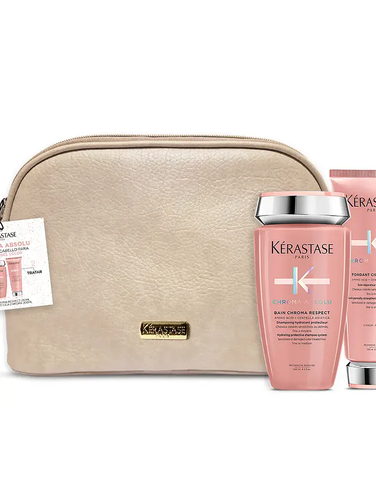 Pack Kerastase Chroma Absolu: Shampoo 250Ml + Acondicionador 200Ml Para Cabello Con Color 1