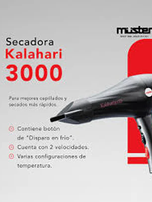 SECADORA MUSTER KALAHARI 3000