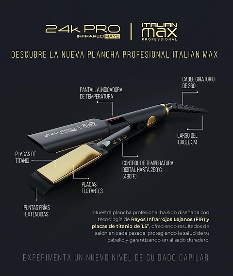 Plancha 24K Pro Italian Max 