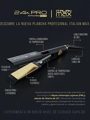 Plancha 24K Pro Italian Max 