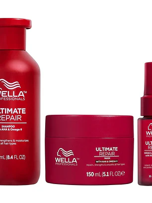 pack ultimate repair ( shampoo 250 ml + mascarilla 150 ml + miracle 30 ml)