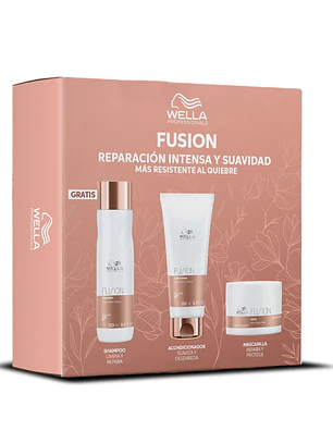 PACK FUSION DE WELLA (SHAMPOO 250ML + ACOND 200ML + MASCARILLA 150 ML)