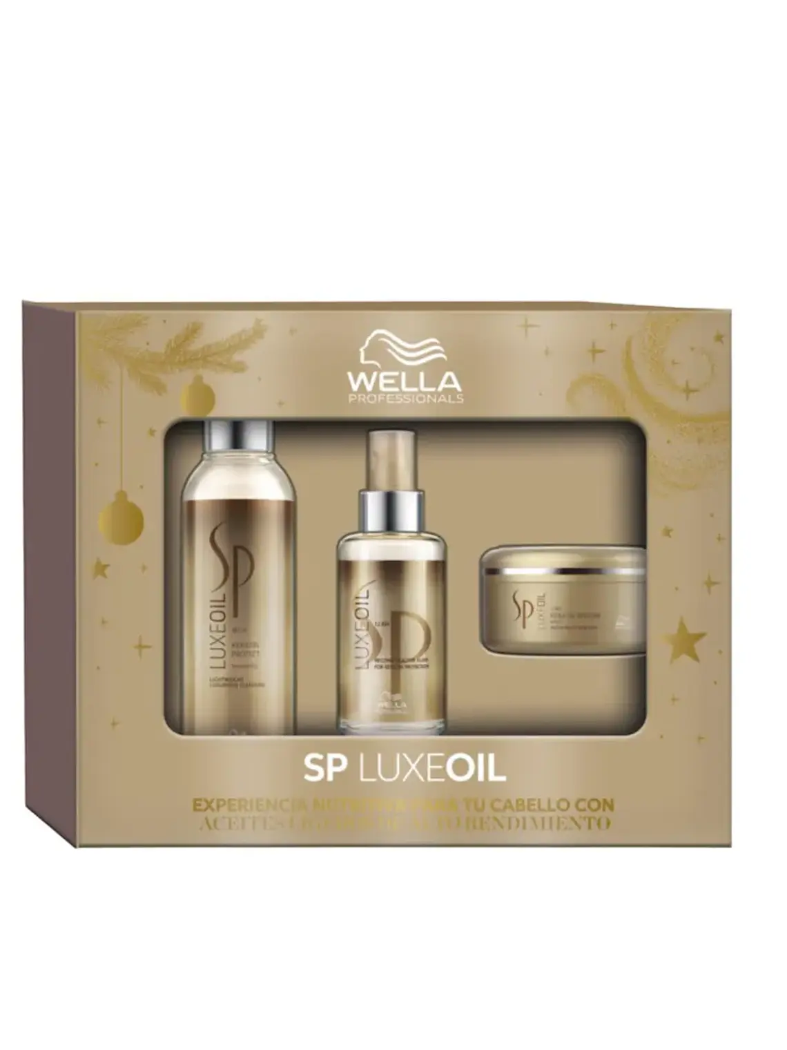 PACK SP LUXE OIL WELLA (SHAMPOO 200ML + MASCARILLA 150ML + OLEO 100ML) 1