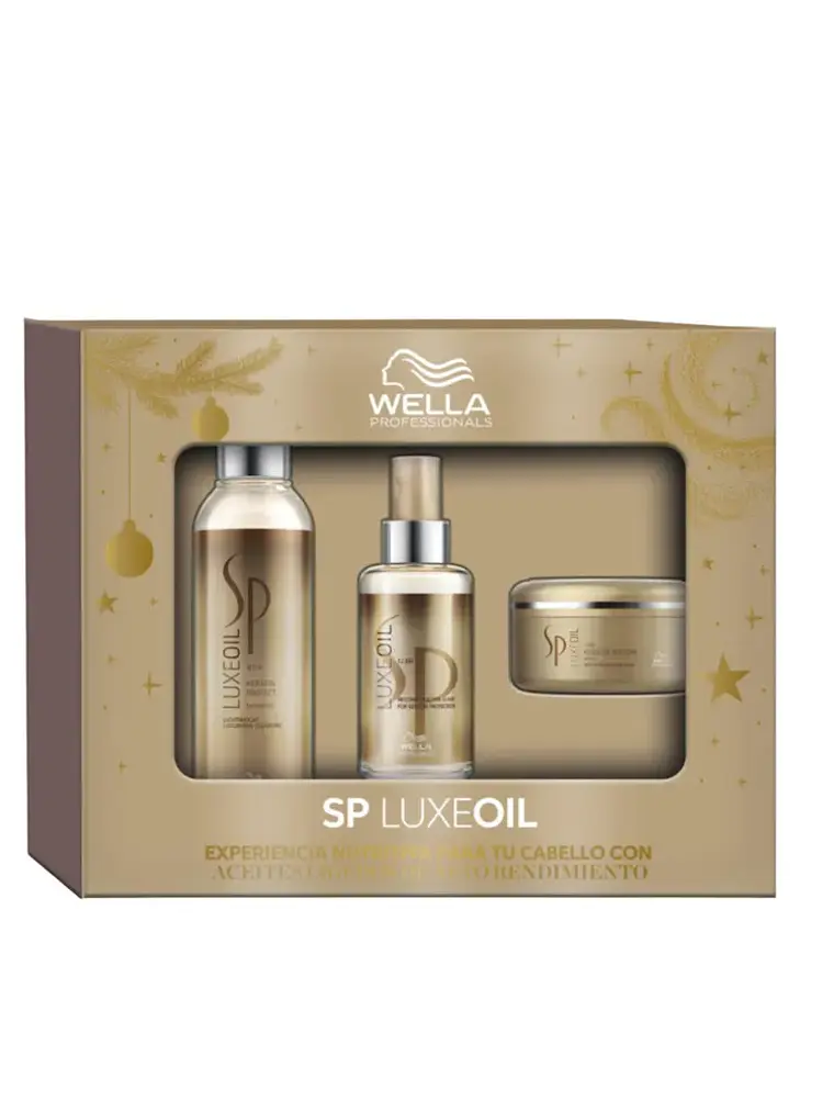 PACK SP LUXE OIL WELLA (SHAMPOO 200ML + MASCARILLA 150ML + OLEO 100ML) 1