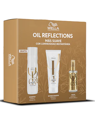 PACK OIL REFLECTIONS WELLA (SHAMPOO 250ML + ACOND 200ML + OIL 100ML)