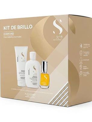 KIT BRILLO ALFAPARF (  SHAMPOO 250 ML + ACOND 200 ML + OLEO 15 ML)