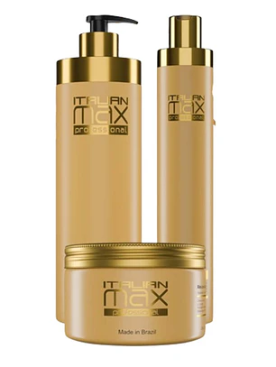 TRIPACK ITALIAN MAX GOLDEN EXTREME (SHAMPOO 500ML + ACOND 300ML + MASCARILLA 285GR )