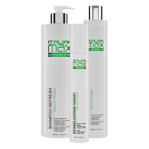 TRIPACK ITALIAN MAX PRO REFRESH (SHAMPOO 500ML + ACOND 300ML +NIGHT TONICO 120ML )