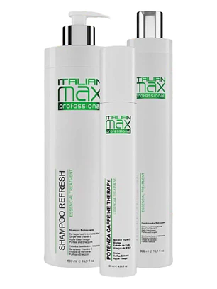 TRIPACK ITALIAN MAX PRO REFRESH (SHAMPOO 500ML + ACOND 300ML +NIGHT TONICO 120ML )