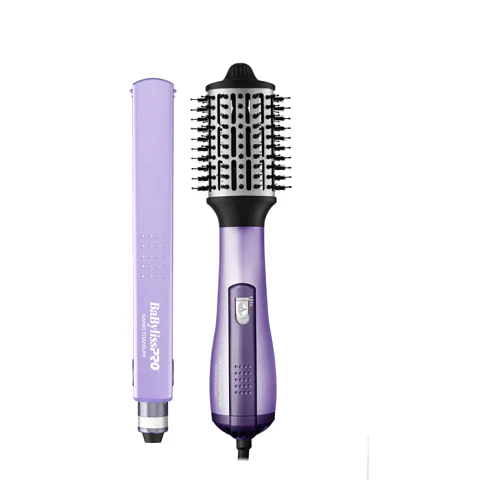 DUO DINÁMICO: Plancha BaBylissPRO Nano Titanium 1 ¼” +  Cepillo Hot Air Styling Brush