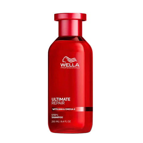 Wella Ultimate Smooth Set Shampoo 250 ml + Acondicionador 200 ml + Miracle Hair Rescue 30 ml