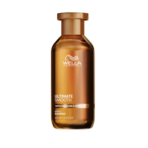 Wella Ultimate Smooth Set Shampoo 250 ml + Acondicionador 200 ml + Oil Serum 30 ml