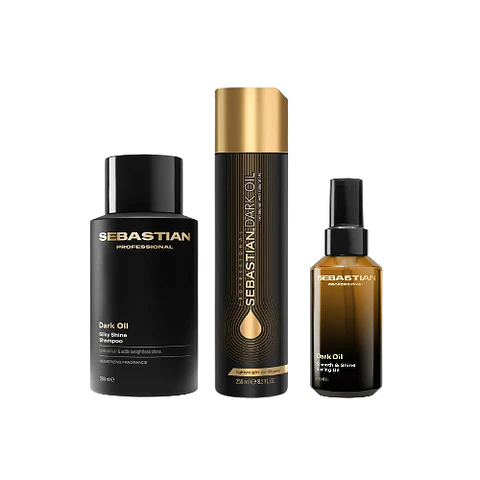 Pack Sebastian Dark Oil Lightweight: Shampoo 280 ml + Acondicionador 250 ml + 