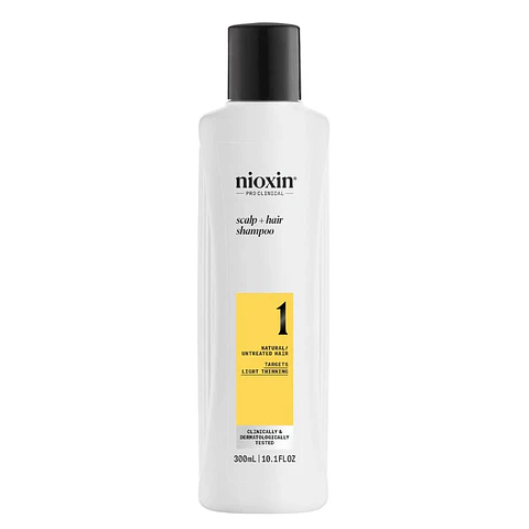 Nioxin 1 Shampoo Densificador para Cabello Natural 300ml