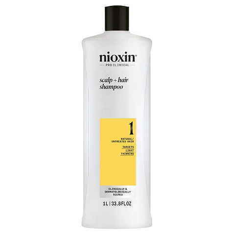 Nioxin 1 Shampoo Densificador para Cabello Natural 1000ml