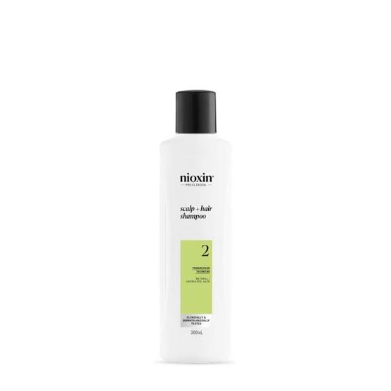 Nioxin 2 Shampoo Densificador para Cabello Natural 300ml 1
