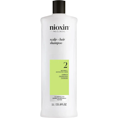 Nioxin 2 Shampoo Densificador Para Cabello Natural 1000ml