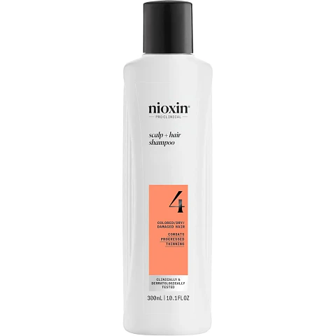 Nioxin 4 Shampoo Densificador para Cabello Teñido 300ml