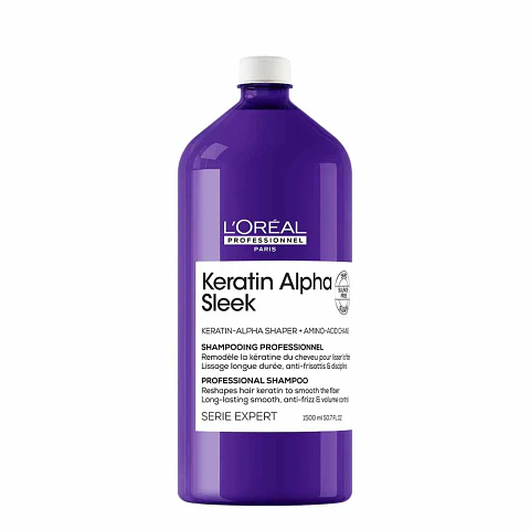 L'Oréal Professionnel Série Expert Keratin Alpha Sleek Champú Profesional 1500ml