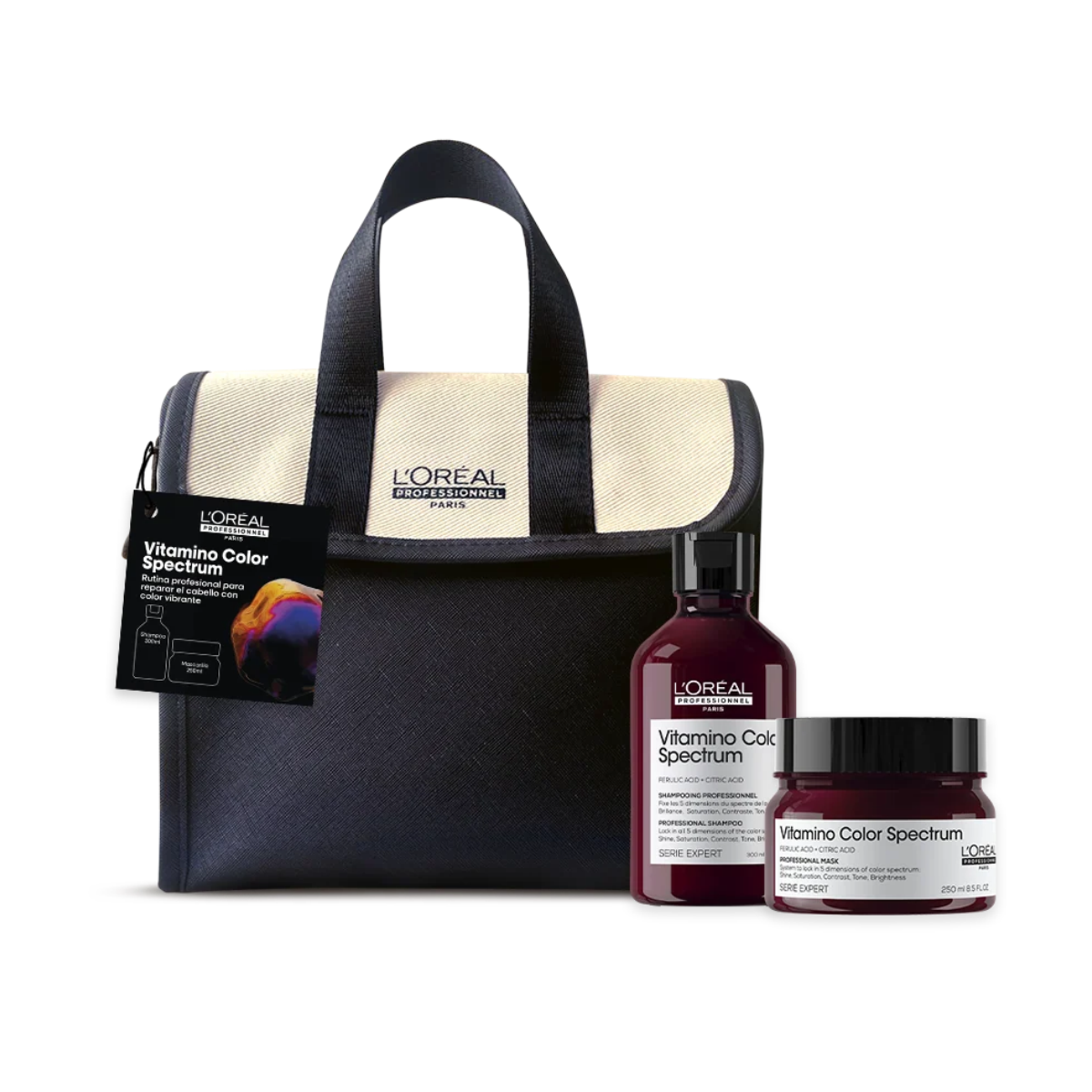 Pack Vitamino Color Spectrum Shampoo 300ml + Mascarilla 250ml + Neceser de Regalo 1