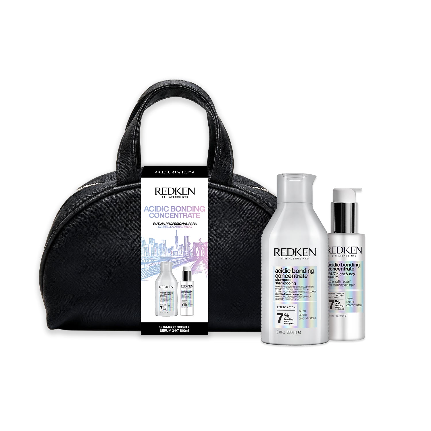 Pack Redken ABC Shampoo + Serum 24/7 + Regalo Neceser 1