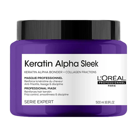 L'Oréal Professionnel Série Expert Keratin Alpha Sleek Mascarilla Profesional 500ml 