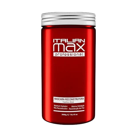 Mascarilla 2000gr Reparador Alisado Italian Max Pos Química