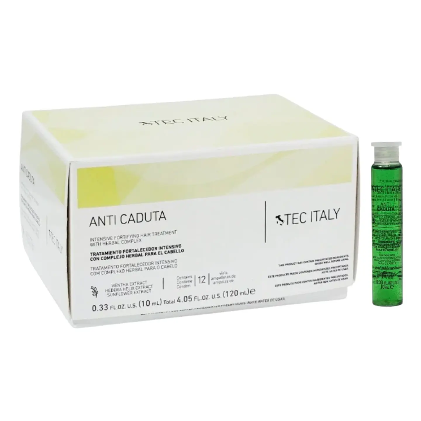 Tec Italy Anti Caduta Fortalece Previene Caída Cabello 12 Ampollas 10 ml 1