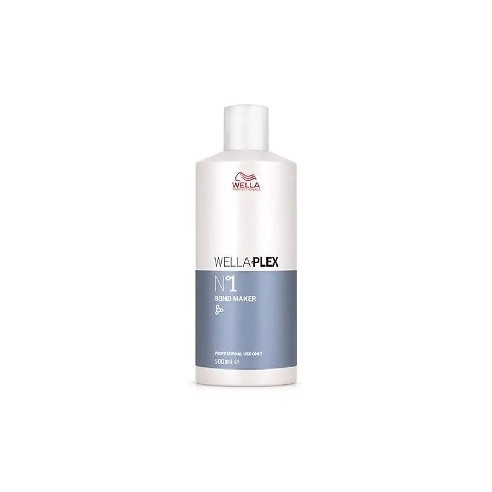 Pack WELLAPLEX N°1 Bond Maker 500ml + N°2 Bond Stabilizer 500ml + N°3 Hair Stabilizer 100ml 2