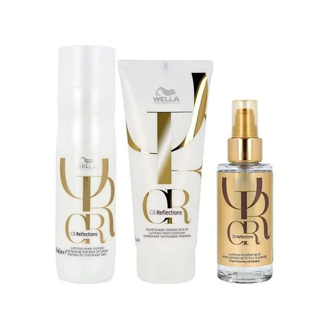 Wella Oil Reflections Trío Shampoo 250 ml + Conditioner 200 ml + Luminous Oil 100 ml