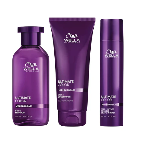 Wella Ultimate Color Trío Shampoo 250 ml + Conditioner 200 ml + Miracle Leave in Mask 95 ml