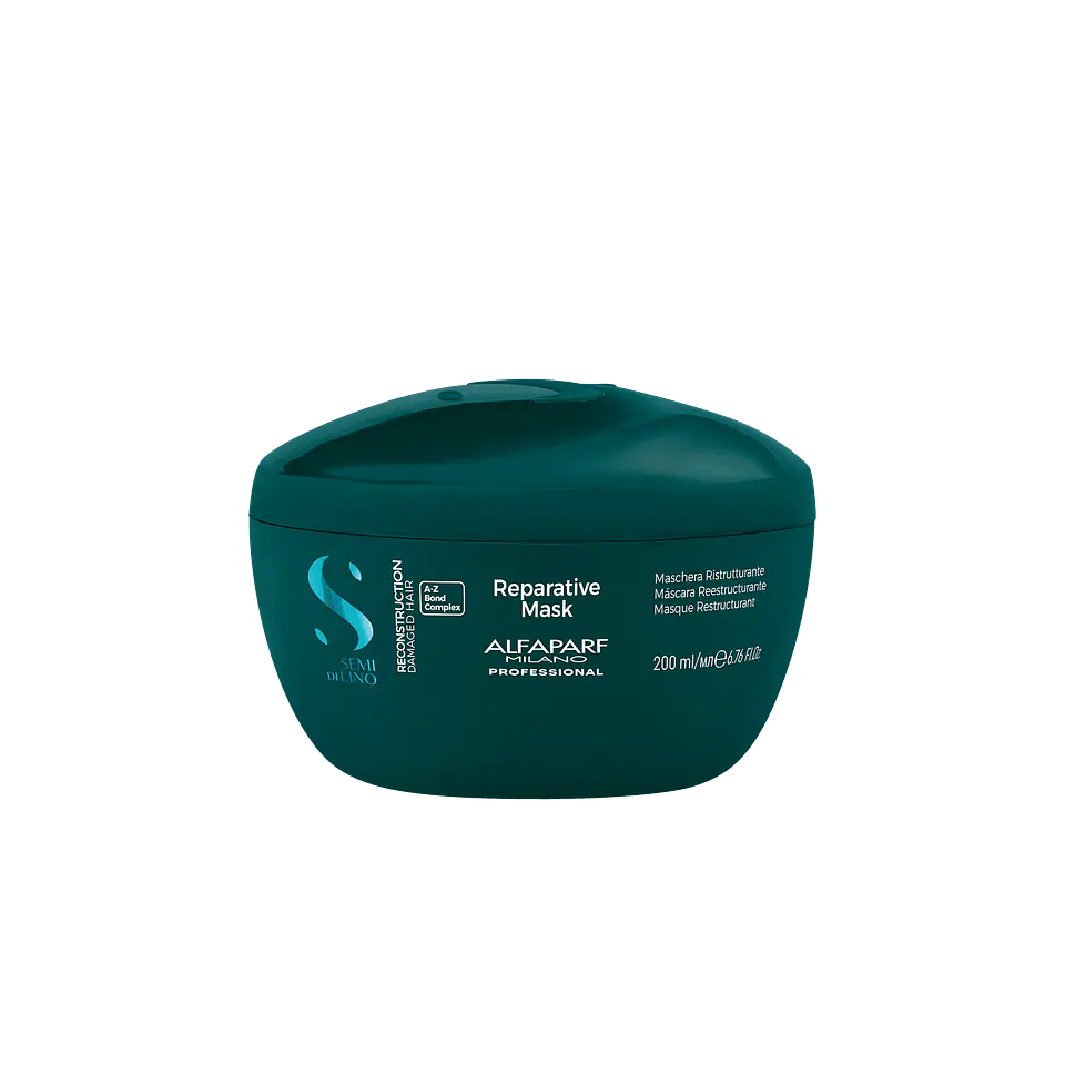 Tripack Alfaparf Semi Di Lino Reconstruction (Shampoo Reparative 250ml + Cristalli Liquidi The Original 50ml + Mascarilla Reparative 200ml) 4