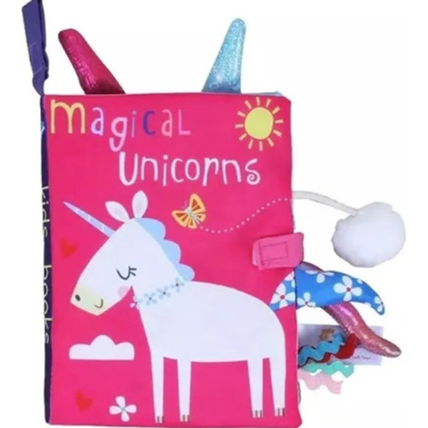 Libro Sensorial de Tela Unicornio