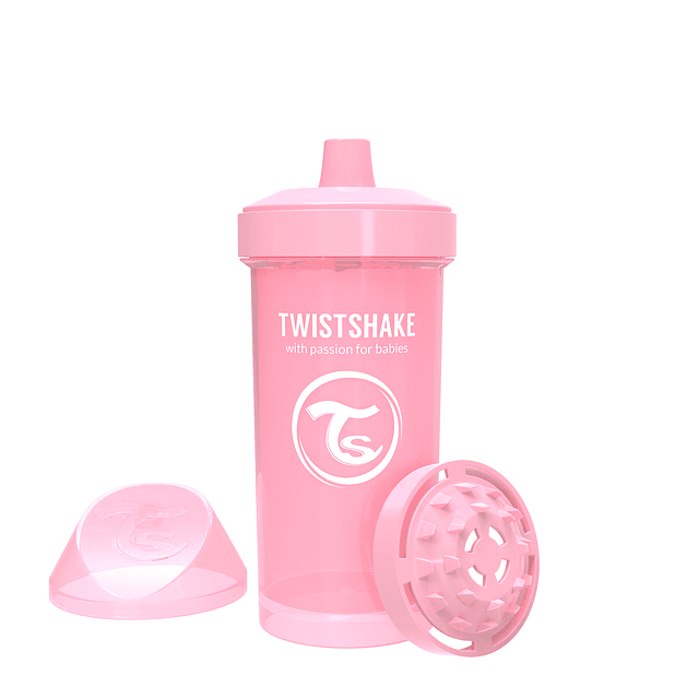 Vaso Twistshake Kid Cup 360ml 12+m Rosa Pastel