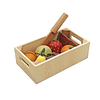 Caja con Frutas de Madera Didactica