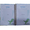 Agenda Pediátrica Personalizada Amigos Dinosaurios