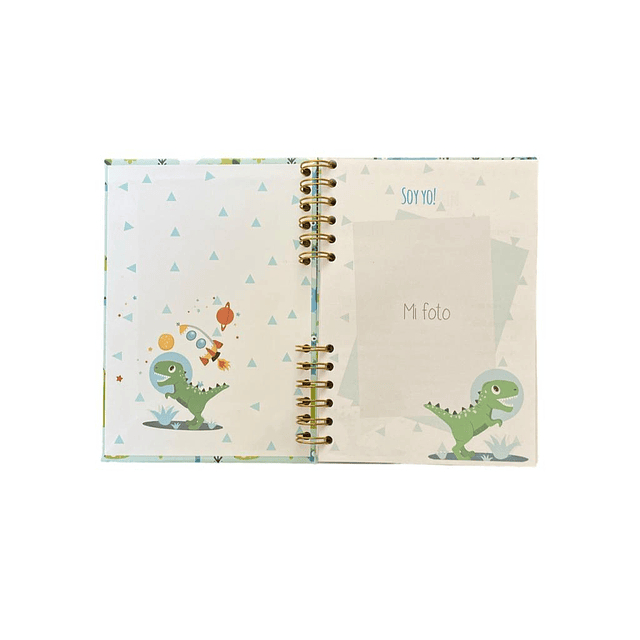 Agenda Pediátrica Personalizada Dinosaurio Renato