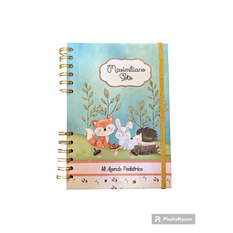 Agenda Pediátrica Personalizada Amigos Puercoespín