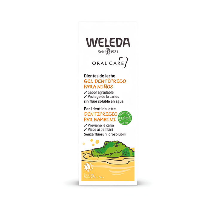 Gel Dentífrico Para Niños Weleda  2