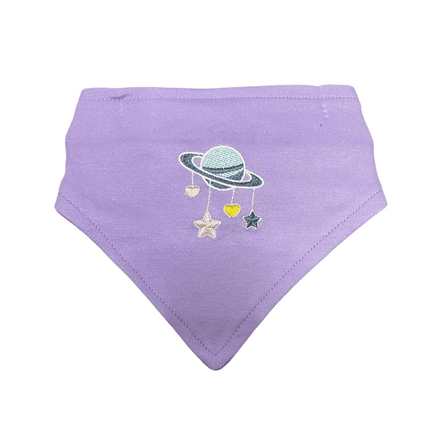 Bandanas Babero Planeta Lila