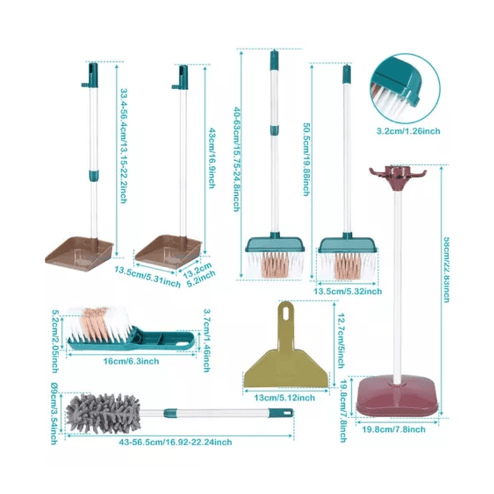 Set Aseo Montessori Plástico 18 Piezas 3