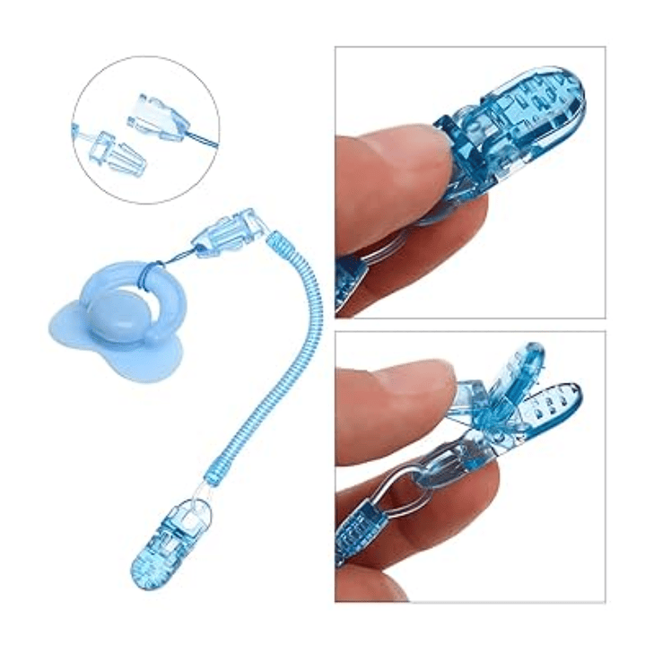 Porta Chupete De Espiral Verde 3