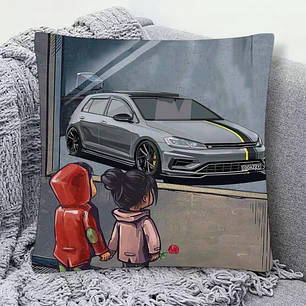 Cojin Decorativo Inspirado En El Mundo Del Motor 45x45cm
