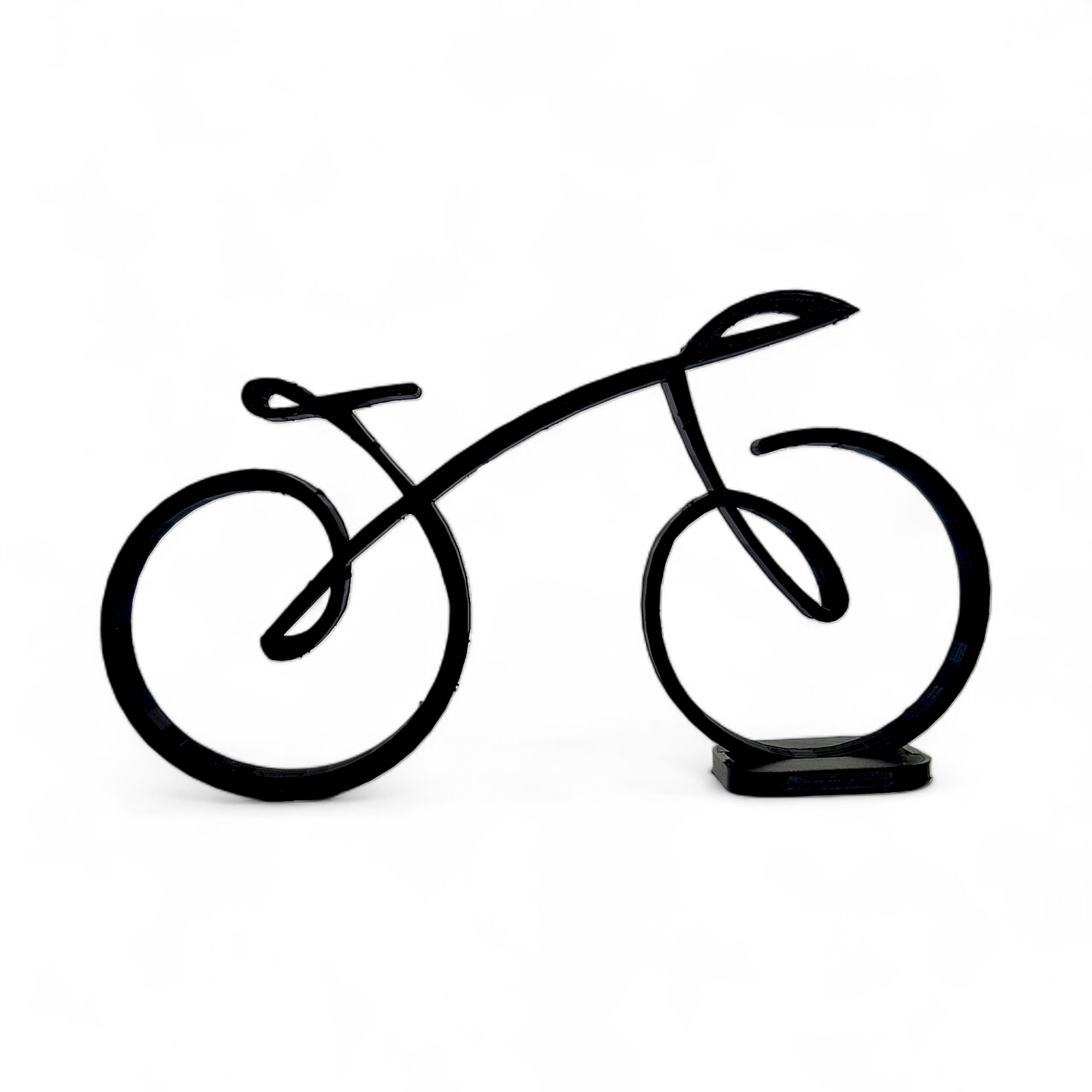 Escultura De Bicicleta En Estilo Minimalista 2