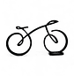 Escultura De Bicicleta En Estilo Minimalista - Miniatura 2
