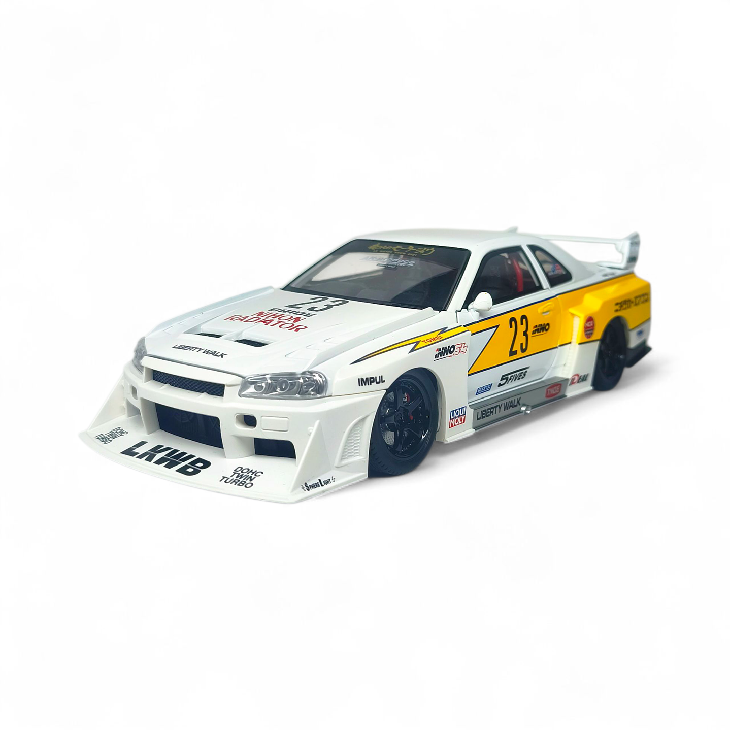 Nissan Skyline R34 Liberty Walk A Escala 1:24 1